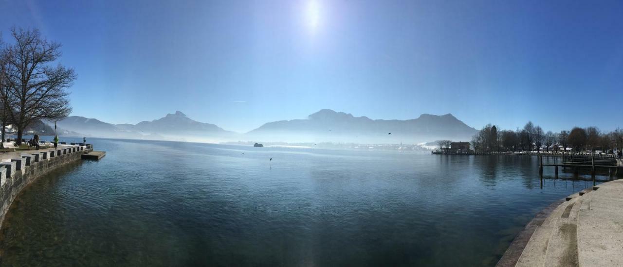 Wohnung Schloss Mondsee Esterno foto